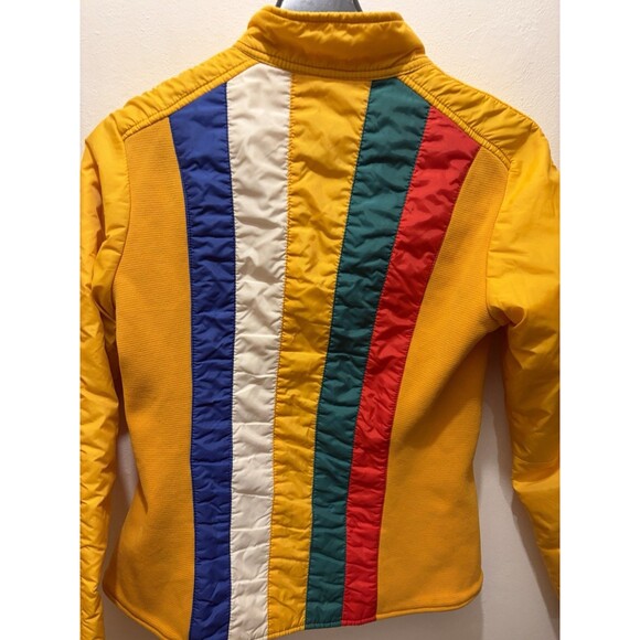 Number 1 SUN Two Piece Ski Suit~Girls Size  14 Rainbow Vintage Outdoor Wear Y2K - Picture 4 of 16